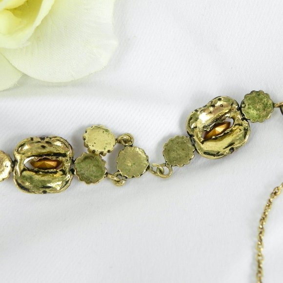 Pink Crystal Beaded Boho Necklace - Picture 5 of 7